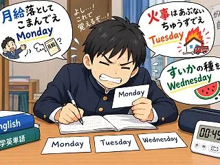 だじゃれ英語：始まりは『中１コース』の付…