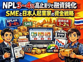 タイ銀行NPL3〜4％高止まりで融資鈍化…