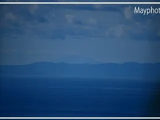 岩木山が見えた
