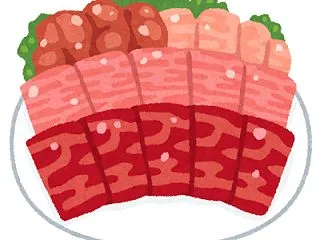 3人で焼肉。