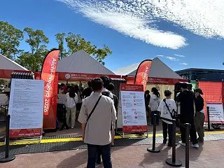 アジア大会のテニスを見てきました！