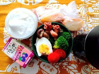 サツマイモのポタージュ弁当