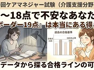 ケアマネ試験の合格ラインはなぜ「18点」…