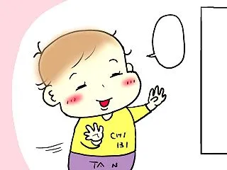 保育園の先生のリアクション待ちをする３歳…