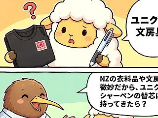 ユニクロや日本の 文房具を持参？ 202…