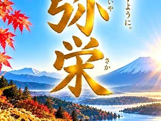 日本の未来に「弥栄」ますますの繁栄を願っ…