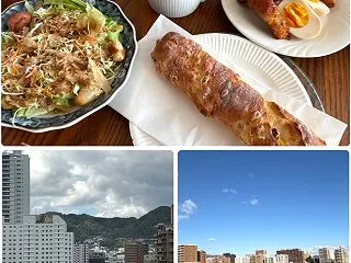 札幌円山帰省日記 木曜日の朝ごはんパン