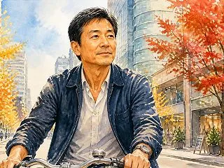 【足腰は、年齢のバロメーター】自転車移動…