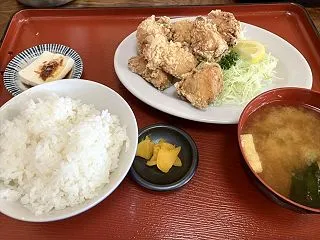 から揚げ定食 SS ドライブイン広丘店（…