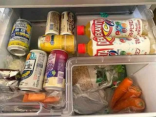 野菜庫の掃除