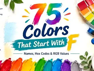 75 Colors That Start…