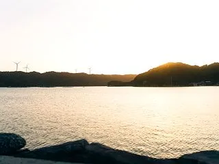 唐津スケートパークとパレアの夕日と、親子…