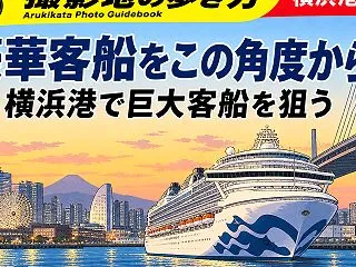 豪華客船をこの角度から！ 撮影地をご紹介…