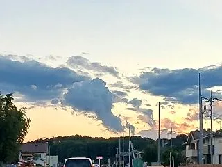 珍しい雲の形