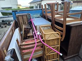 島原市霊丘地区での不用品の回収事例