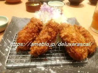 牡蠣フライが大粒