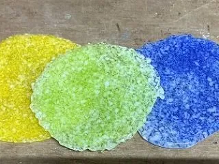 フリットでガラス