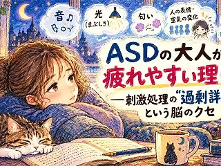 ASDの大人が疲れやすい理由——刺激処理…