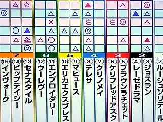 秋華賞：枠順確定･追切り速報･ぷちデ-タ