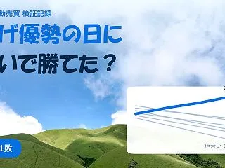 デイトレの買いは下落相場だと不利？上げた…