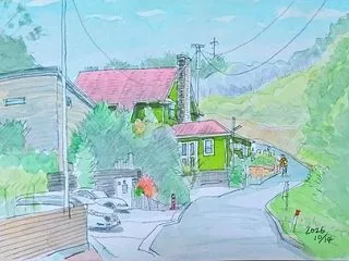 町田・ボタン園したの旧珈琲店