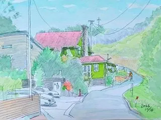 町田・ボタン園したの旧珈琲店