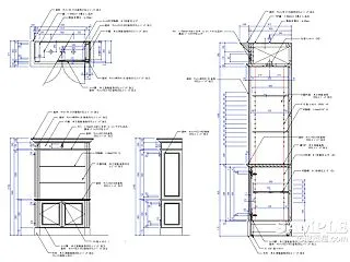 【WF_034】アンティーク調の棚什器、…