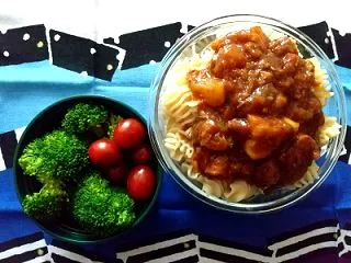いろいろソースのパスタ弁当