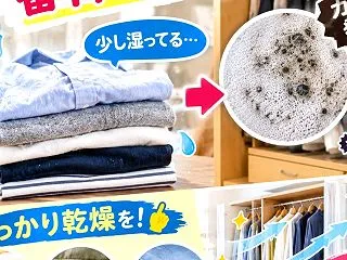 タンスにしまう前に