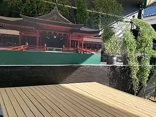 特作花壇用菊花搬入及び会場準備２日目
