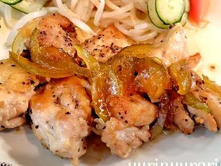 チキンソテー☆カボスジャム