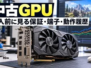 中古GPUを購入する前に確認したい保証・…