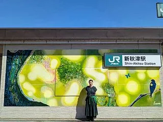壁画設置完了〜！これで本当の完成！！