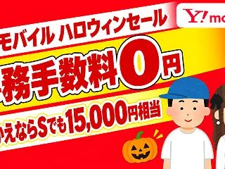 【11/2まで】ワイモバイル事務手数料無…