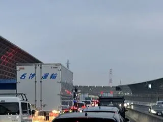 夕方の門真JCT