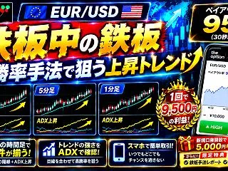 【完全攻略】ユーロドル30秒で勝率アップ…