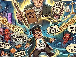 【ルソー】外を歩くと誘惑だらけで挫折しそ…