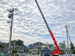 名田雨水ポンプ場 工事中