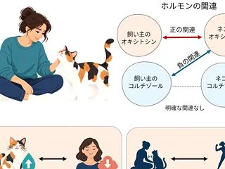 【ネコと飼い主】オキシトシン濃度が相関―…