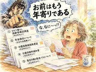 「お前はもう年寄りである」「な、なに～っ…