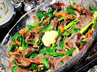 ニラ豚タン 【 簡単イケてるおつまみ 】…