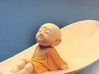 彫っていたら、仏さんと出会ったー。