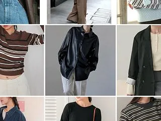 今一番着ている秋トップスで40代のサロペ…