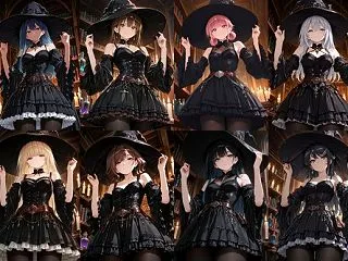 【生成AI画像】「魔女」黒川あかね＋鹿野…