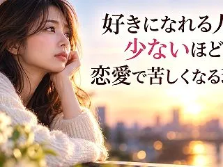 好きになれる人が少ないほど、恋愛で苦しく…
