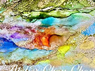 ☆オリジナルアルコールインクアートレッス…
