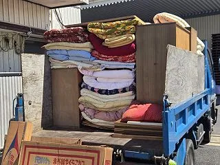 島原市森岳地区での不用品の回収事例