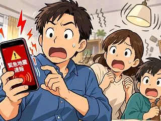 地震速報の誤報