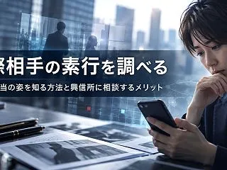 交際相手の素行を調べる