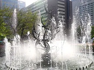 かもめの噴水